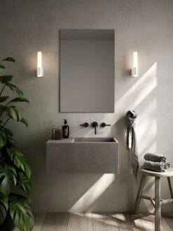 Nordlux HELVA LED Wandleuchte Weiß 600lm IP44 Mit Schalter 26,9x5,7x10,6cm -Nordlux 2015301001am