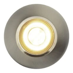 Nordlux Smart Home DORADOSMAR LED Einbaustrahler Außen Gebürstet Nickel 360lm IP65 App Steuerbar 8,5x8,5x7cm -Nordlux 2015650155 2