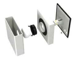 Nordlux TURN LED Außenwandleuchte Weiß 800lm IP54 Dimmbar 15x15x8,3cm -Nordlux 2019061001 2