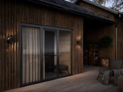 Nordlux TURN LED Außenwandleuchte Schwarz 800lm IP54 Dimmbar 15x15x8,3cm -Nordlux 2019061003 3am