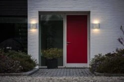 LED Wandaußenleuchte Weiß Nordlux Maze Bended 700lm 3000K 18x18cm -Nordlux 46881001 2