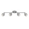 Deckenstrahler Gebürsteter Stahl Nordlux Chicago 4-flg GU10 LED A 345lm 1 Deckenstrahler Gebürsteter Stahl Nordlux Chicago 4-flg GU10 LED A 345lm -Nordlux 47460032