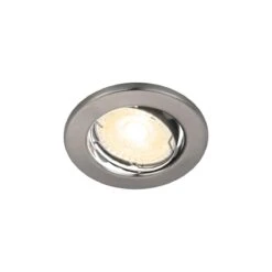 LED Einbaustrahler Nickel Nordlux Canis 5er Set GU10 A 230lm 2700K