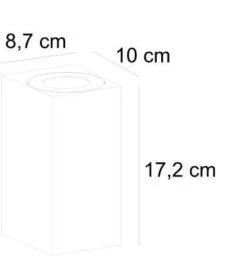 Wandaußenleuchte Up Down Weiß Nordlux Canto Kubi Maxi 2 2x GU10 -Nordlux canto kubi maxi tz 1