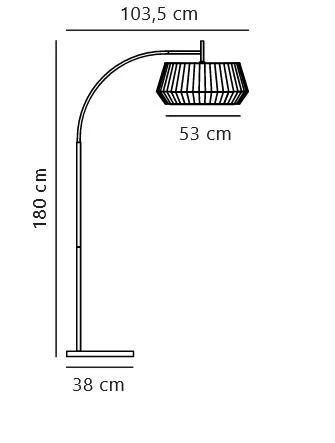 Nordlux DICTE Stehlampe Weiß Textil E27 Mit Kabelschalter 103,5x53x180cm 7 Nordlux DICTE Stehlampe Weiß Textil E27 Mit Kabelschalter 103,5x53x180cm – Bild 5