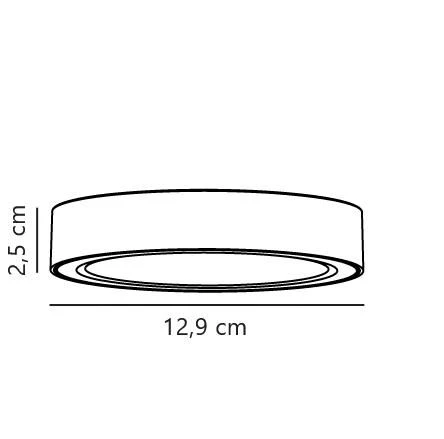 Nordlux SOLLER LED Einbaustrahler Weiß 600lm IP44 Stepdimmer 12,9x12,9x2,5cm 8 Nordlux SOLLER LED Einbaustrahler Weiß 600lm IP44 Stepdimmer 12,9x12,9x2,5cm – Bild 6