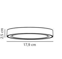 Nordlux SOLLER LED Einbaustrahler Weiß 1000lm IP44 Stepdimmer 17,9x17,9x2,5cm -Nordlux einbauleuchte soller 179mm tz