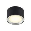 LED Aufbauleuchte Schwarz Silber Nordlux Fallon 10cm 500lm Moodmaker -Nordlux fallon 47540103 1