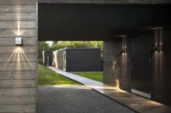 LED Wandaußenleuchte Up Down Verzinkt Nordlux Canto Kubi 2 2x A 6W 500lm 3000K -Nordlux m canto 2 kubi 49711031 2