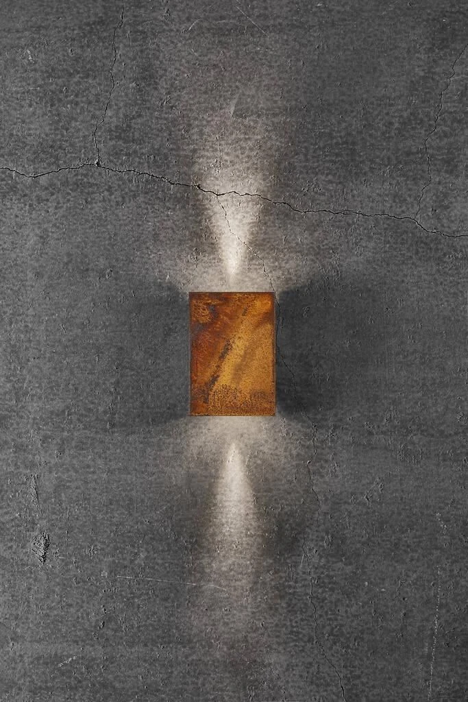 Nordlux Fold 10 Außenwandleuchte LED 2x200lm Corten Inkl. Schablonen 8 Nordlux Fold 10 Außenwandleuchte LED 2x200lm Corten Inkl. Schablonen – Bild 6