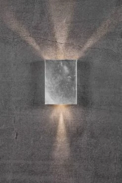 Nordlux Fold 15 Außenwandleuchte LED 2x250lm Verzinkt Inkl. Schablonen -Nordlux n2019051031 2