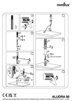 Wegeleuchte Aluminium Nordlux Aludra 95 IP54 E27 -Nordlux n2118038010 mon