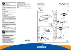 Nordlux Phoenix Außenwandleuchte Verzinkt -Nordlux n24381031 ze