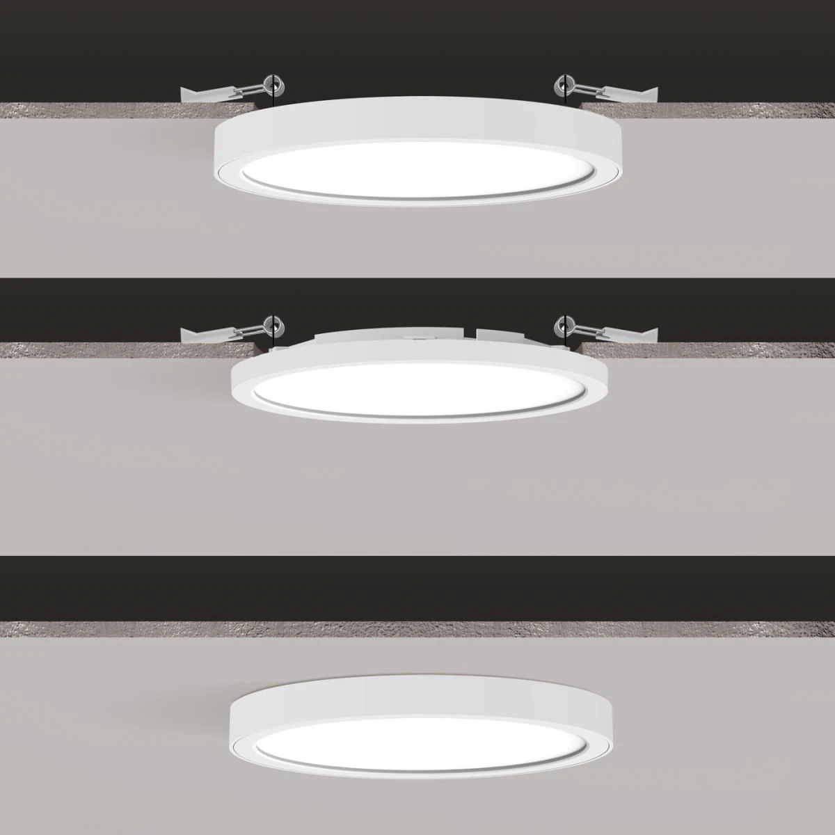 Nordlux SOLLER LED Einbaustrahler Weiß 600lm IP44 Stepdimmer 12,9x12,9x2,5cm 9 Nordlux SOLLER LED Einbaustrahler Weiß 600lm IP44 Stepdimmer 12,9x12,9x2,5cm – Bild 7